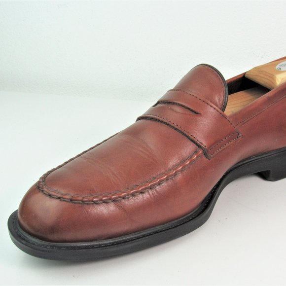 Allen Edmonds Men\'s Brown Leather Penny Loafers Men\'s Size 12 D main image 7